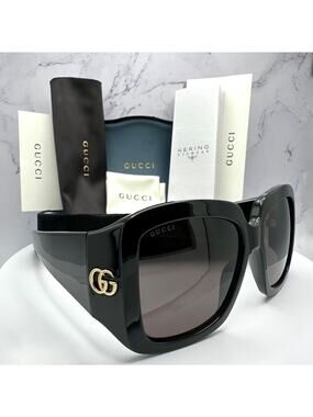 Gucci | Accessories | New Gucci Sunglasses Wrap Square Black  display picture 1